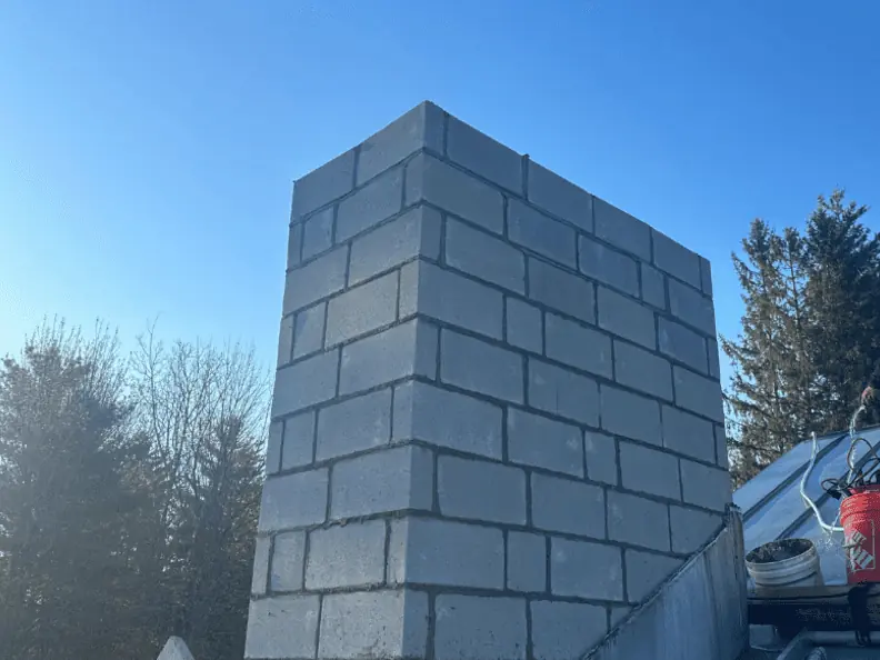 Chimney Rebuilding service by Shamrock Chimney